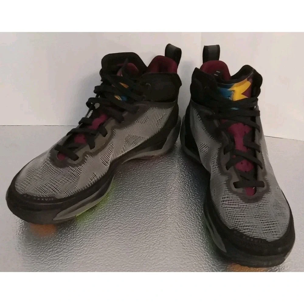 Nike Air Jordan 37 Bordeaux Men Midnight Fog 2022 Sneakers Size 8‎